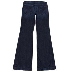 7 For All Mankind Dojo 29X34.5 XL Long Flare Stretch Blue Jeans